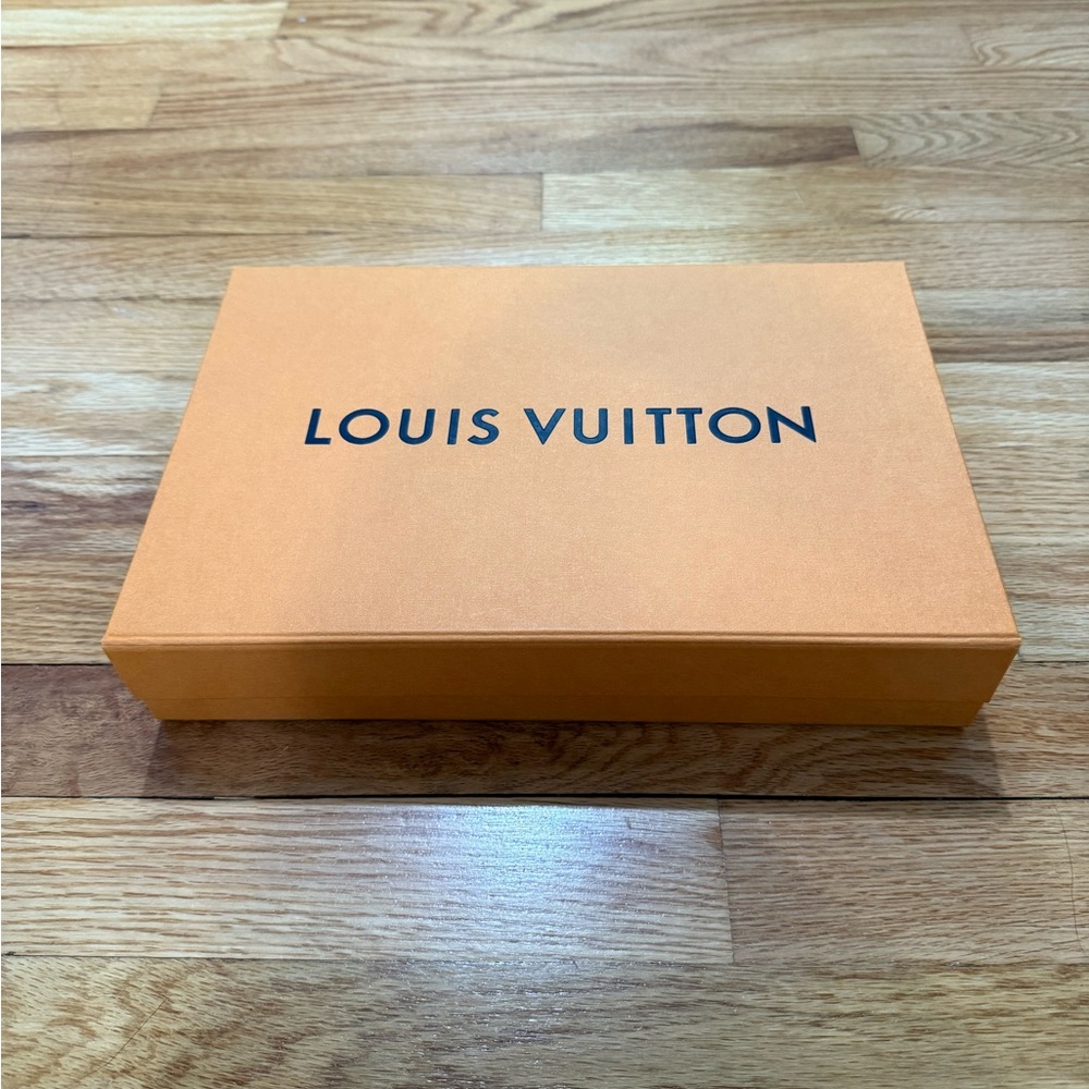 Louis Vuitton Orange Box with Blue Ribbon